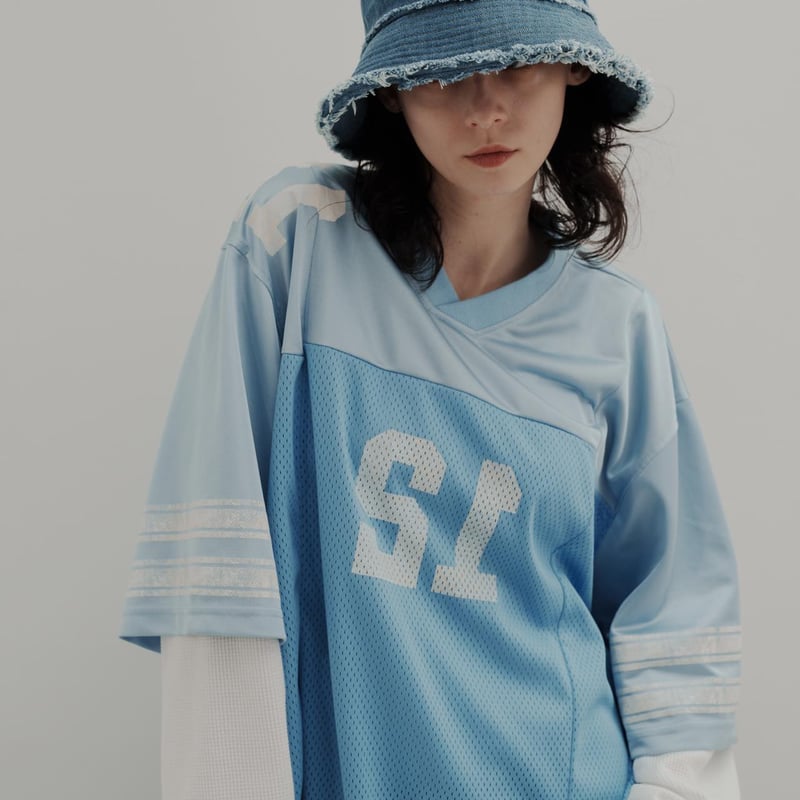 Eve harapeco GAME TEE 12 ライトブルー ユニフォーム M Eve harapeco GAME TEE 12 ライトブルー ユニフォーム M - メルカリ