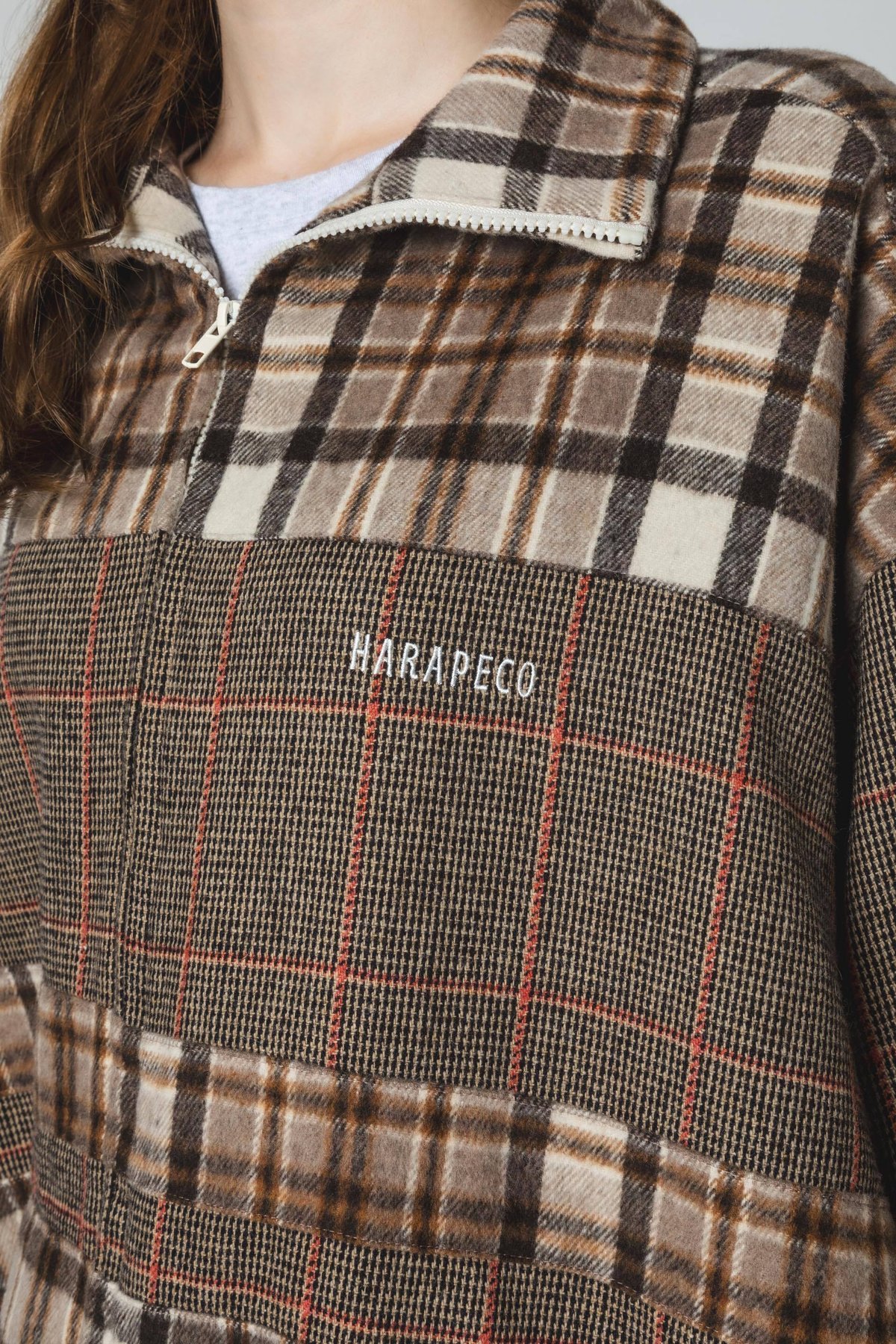 2pattern Checked Jacket - type A | harapeco Store 2pattern Checked Jacket - type A | harapeco Store