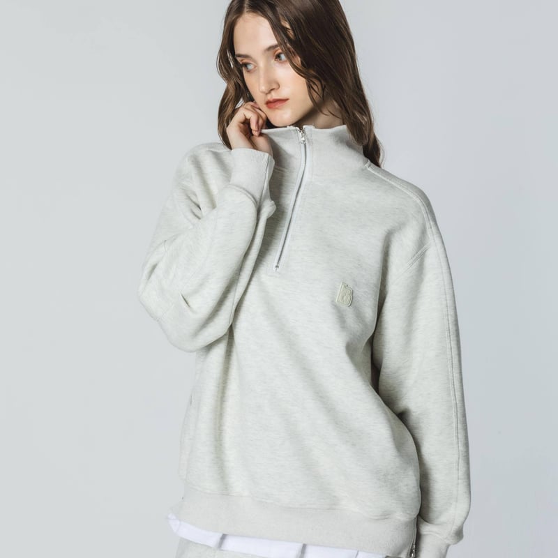HalfZip Sweat - ホワイト | harapeco Store