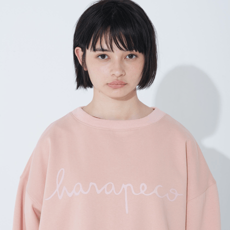 LOGO SWEAT-ピンク