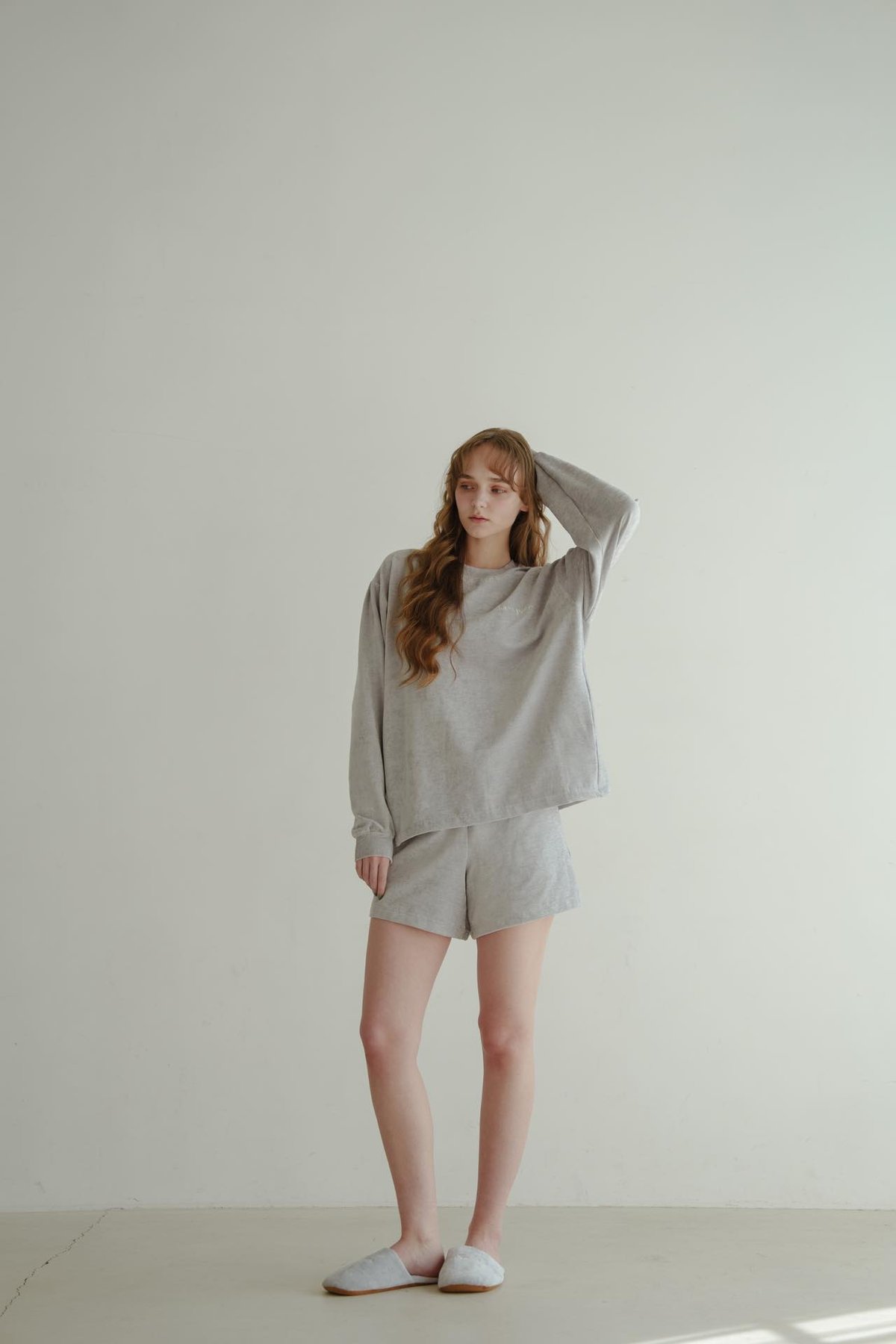 Luxe Velour Relax Short Pants - ブルー | harapeco