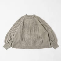 Rough-Knit Sweater-ライトグレージュ