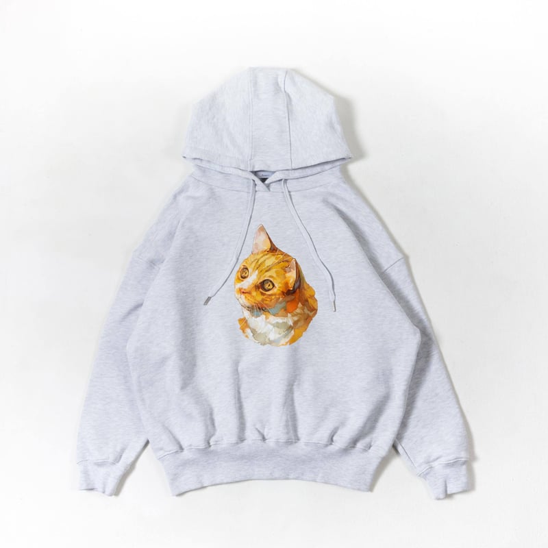 Neko Hoodie(ziitto)-ホワイト | harapeco Store