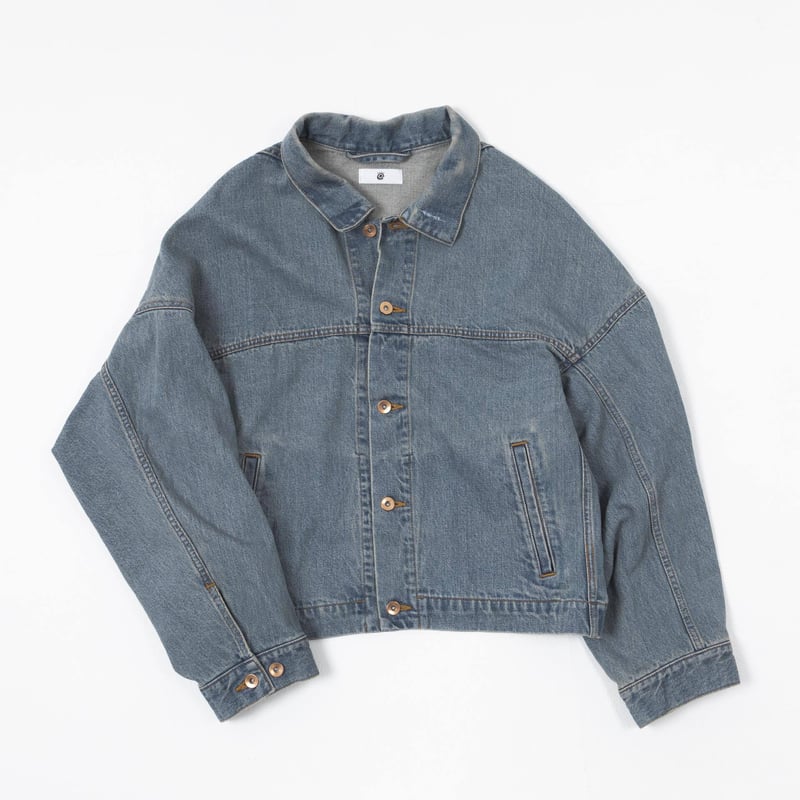 え*す様 HARAPECO Denim Jacket-ブリーチ e]Denim Jacket-ブリーチ | harapeco Store