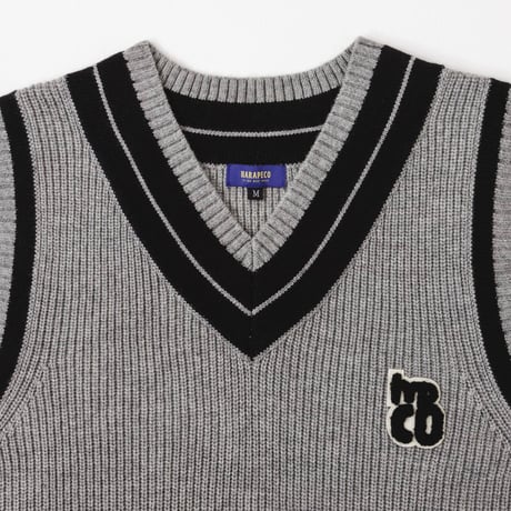 Knit Vest - グレー