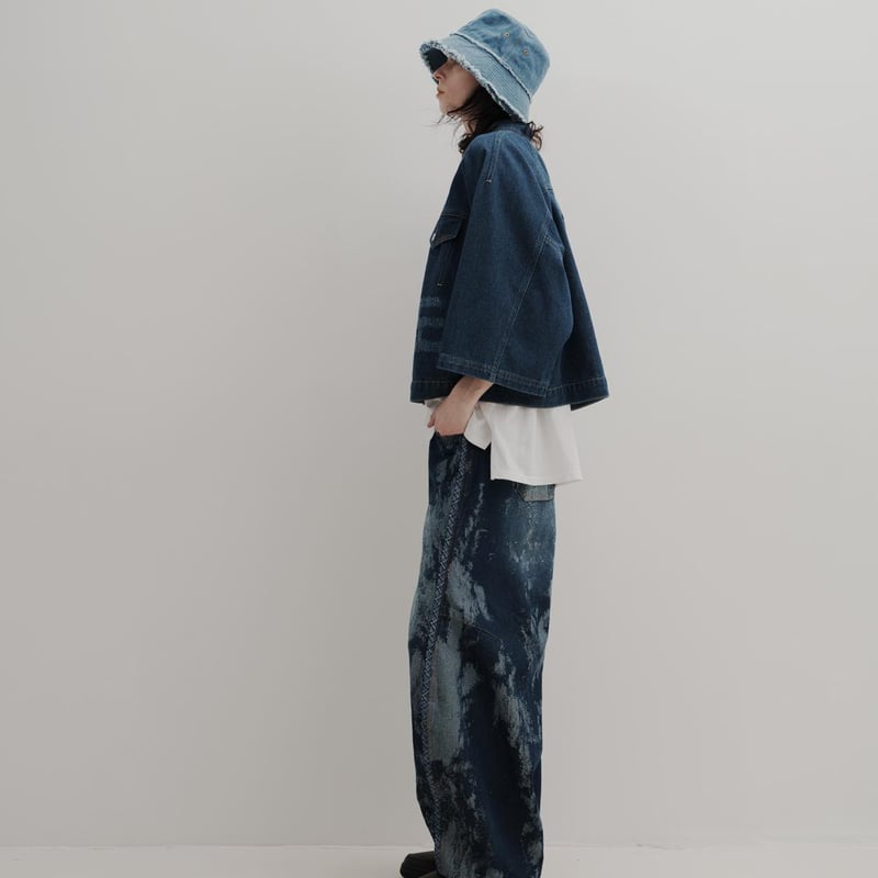 DENIM JACKET - ブルー | harapeco Store