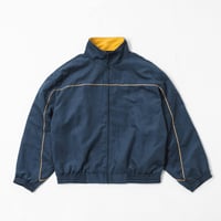 Color Suede blouson-23AW--グリーン×イエロー