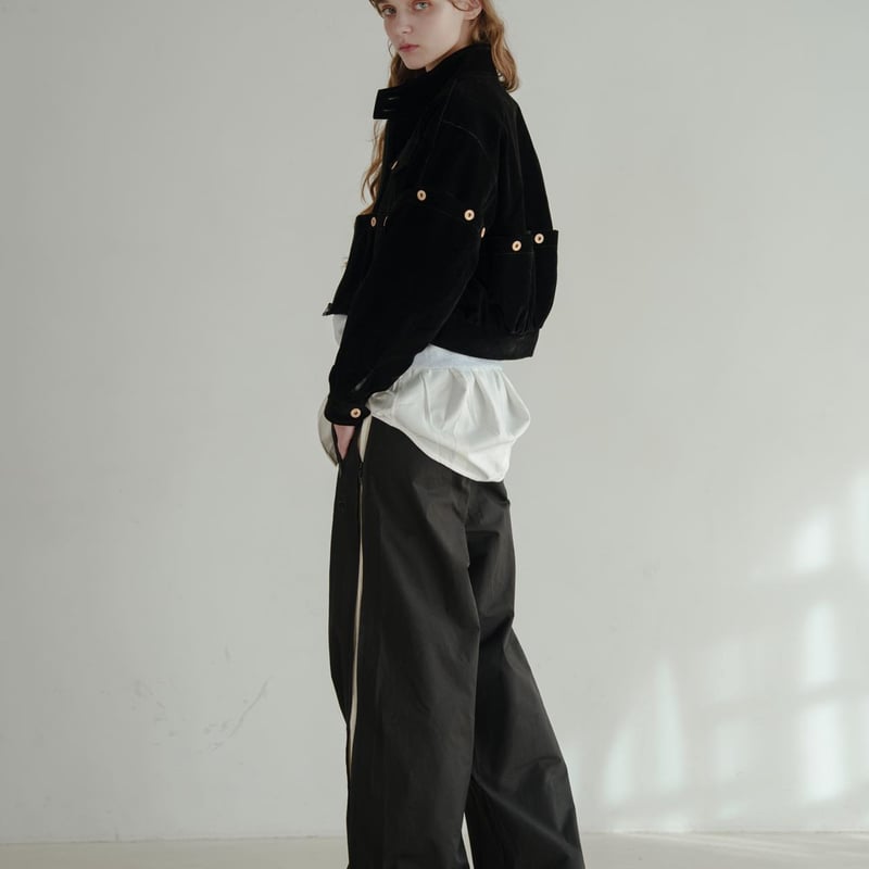 【aco】美品　Nala チノパンツ　ブラック　S aco】美品 Nala チノパンツ ブラック S aco】美品 Nala チノパンツ