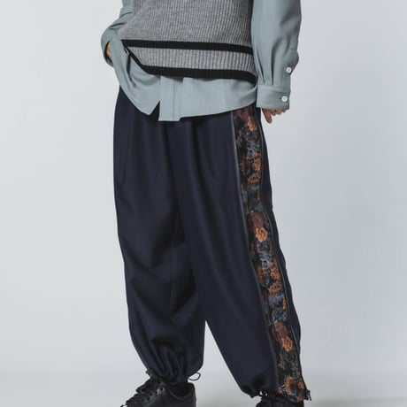 Zipper Pants - ネイビー