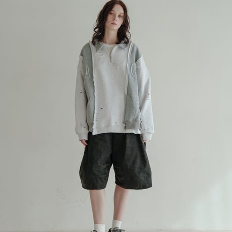 Rebuild HalfZip Sweat - グレー