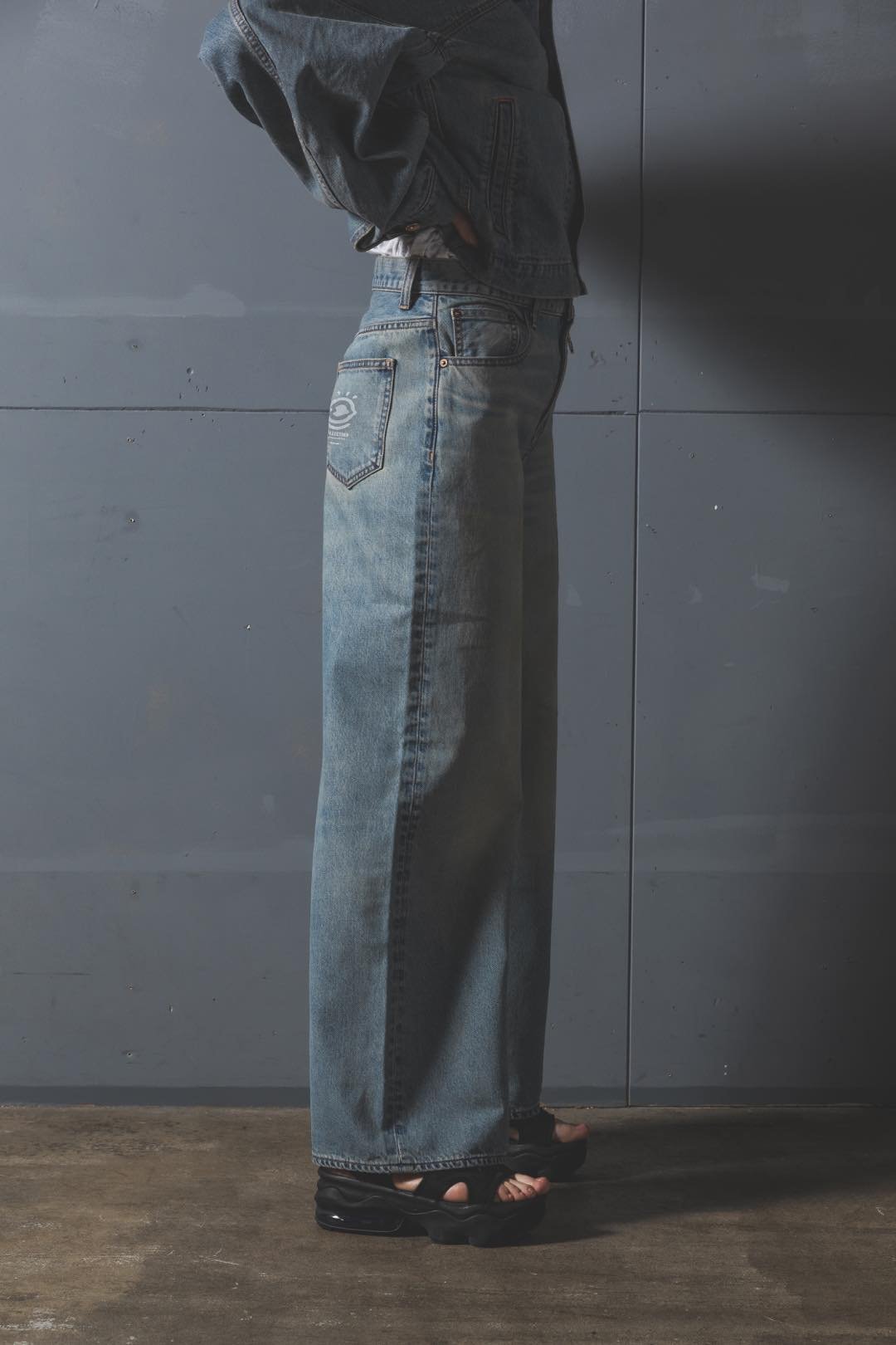 e]Denim Pants-ブリーチ | harapeco Store
