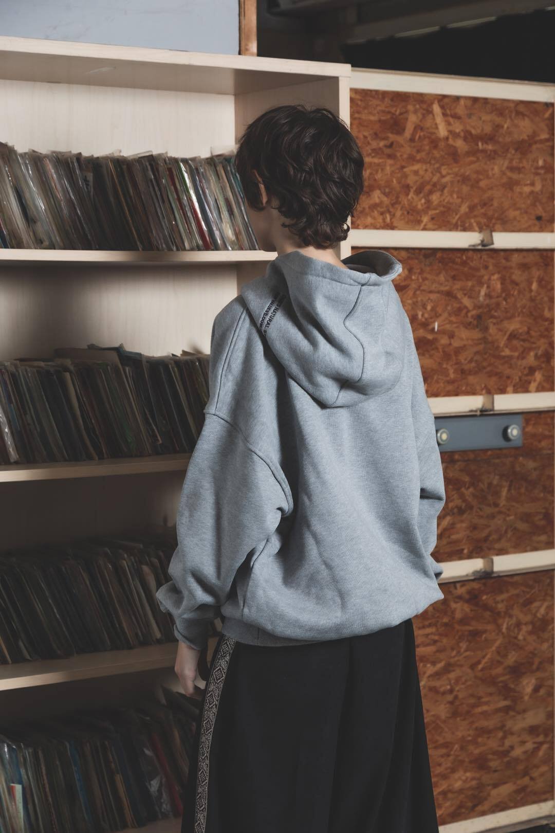 Okami Hoodie(Ippiki)-グレー | harapeco Store