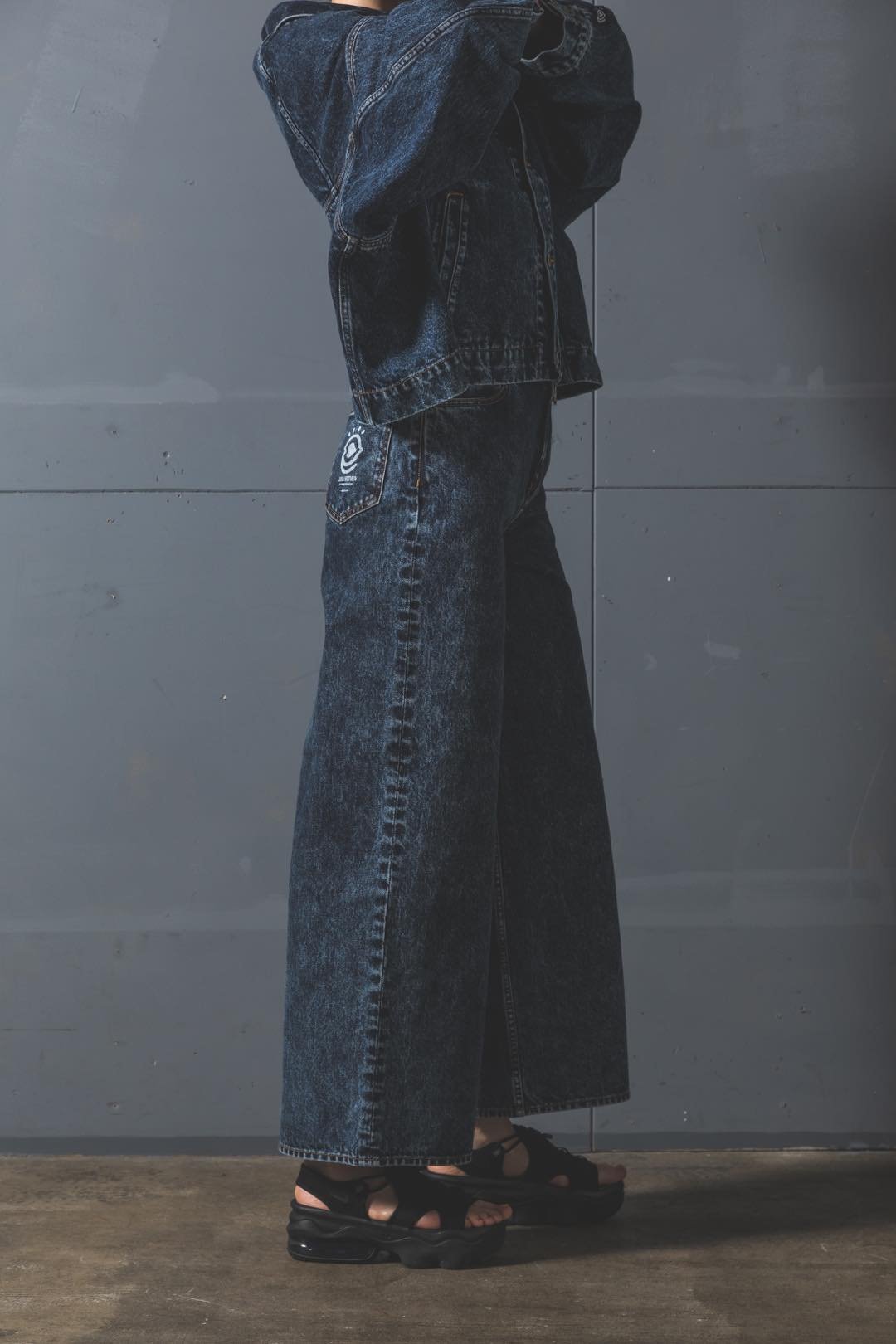 パンツ Eve harapeco [e]Denim Pants e]Denim Pants-ブリーチ | harapeco Store