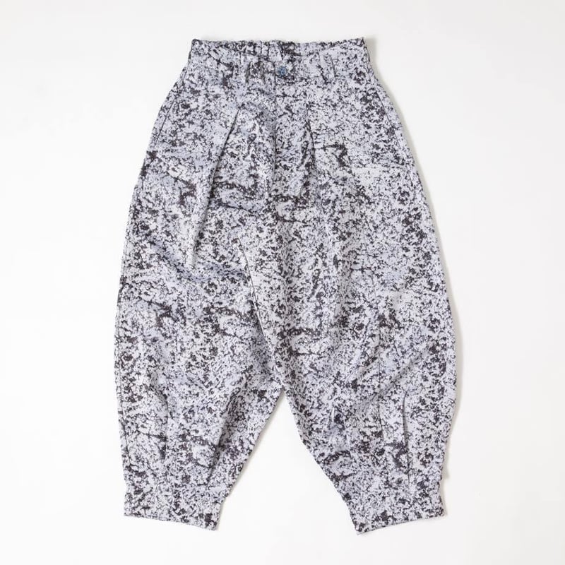 Eve はらぺこ商店 Jacquard Tapered Pants-ブルー Jacquard Tapered Pants-ブラック | harapeco Store