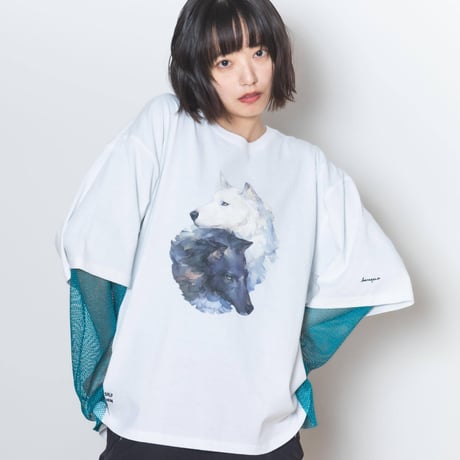 Okami Tee [nihiki] - ブラック