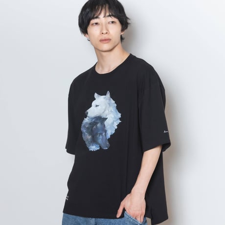 Okami Tee [nihiki] - ブラック