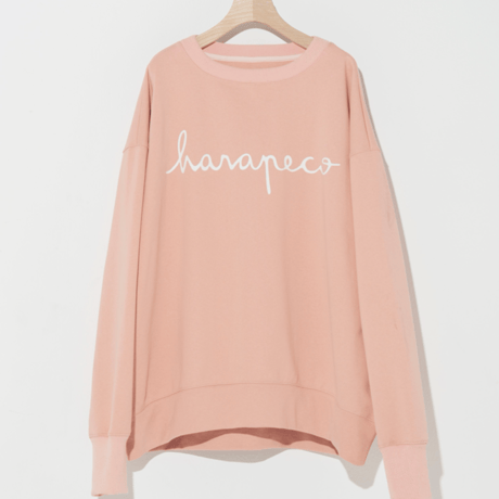LOGO SWEAT-ピンク