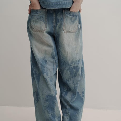 DENIM PANTS - ブリーチ