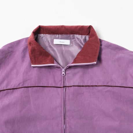 Color Suede blouson-23AW--パープル×レッド
