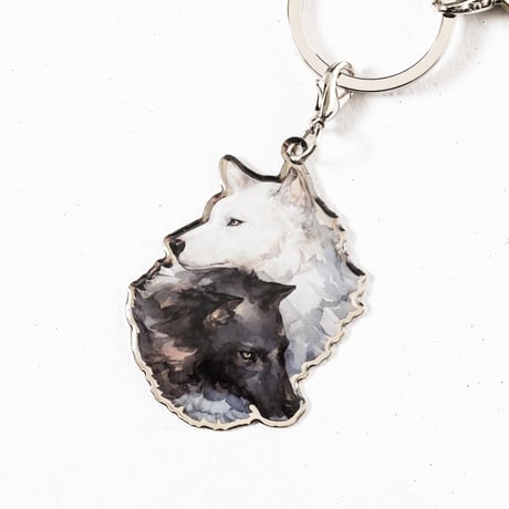 Okami Keychain(nihiki)-シルバー(nihiki)