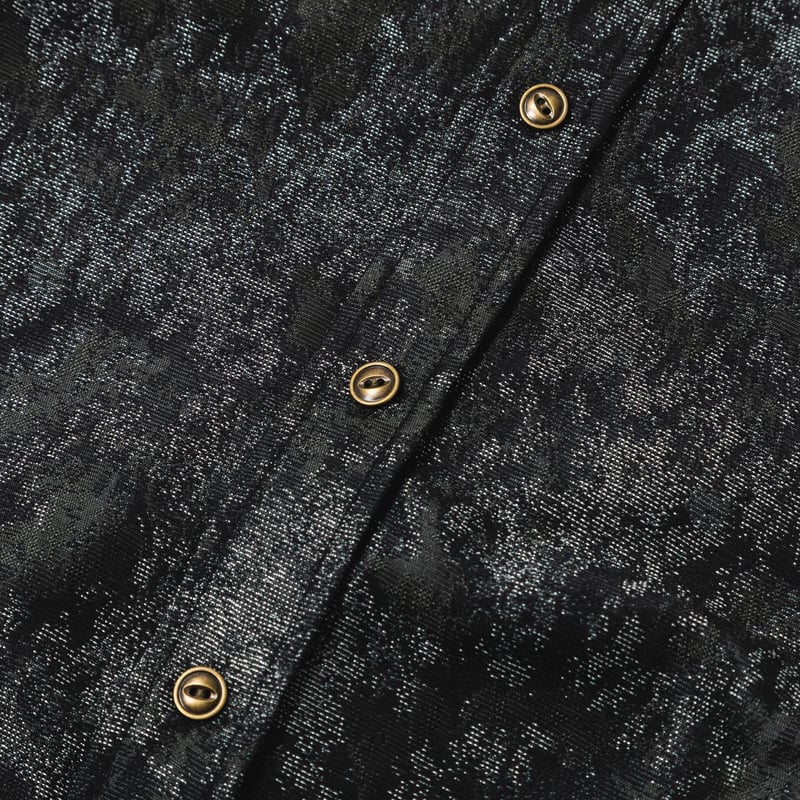 Jacquard Shirts-ブラック | harapeco Store Jacquard Shirts-ブラック | harapeco Store