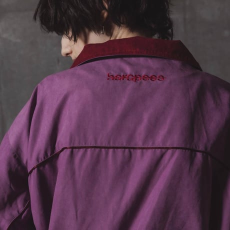 Color Suede blouson-23AW--パープル×レッド