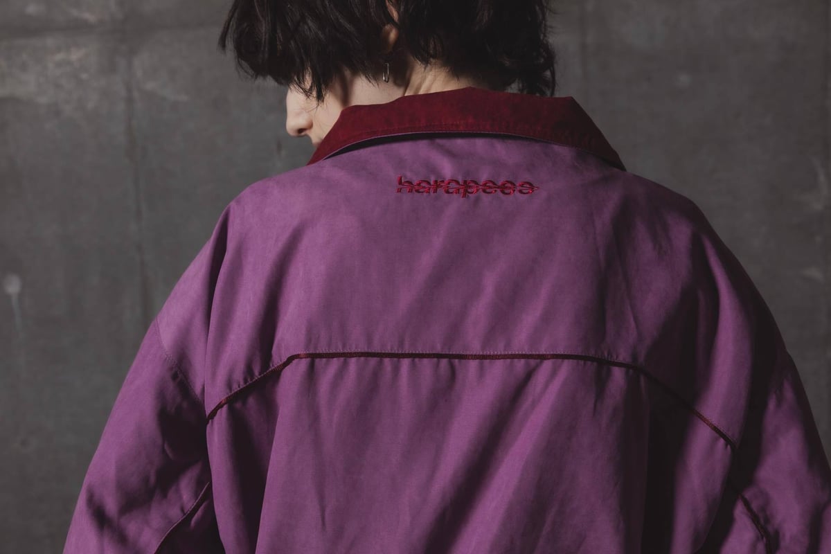 ジャケット・アウター Color Suede blouson / harapeco Color Suede blouson-23AW--パープル×レッド | harapeco S