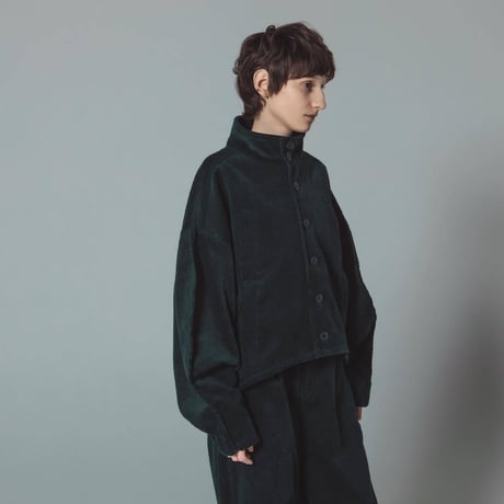 [e]Corduroy Jacket-グリーン