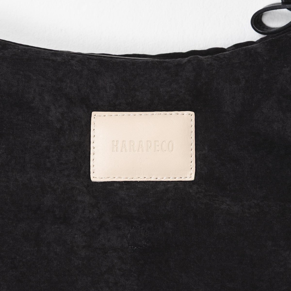 Suede Cloud ShoulderBag - ブラック | harapeco Store