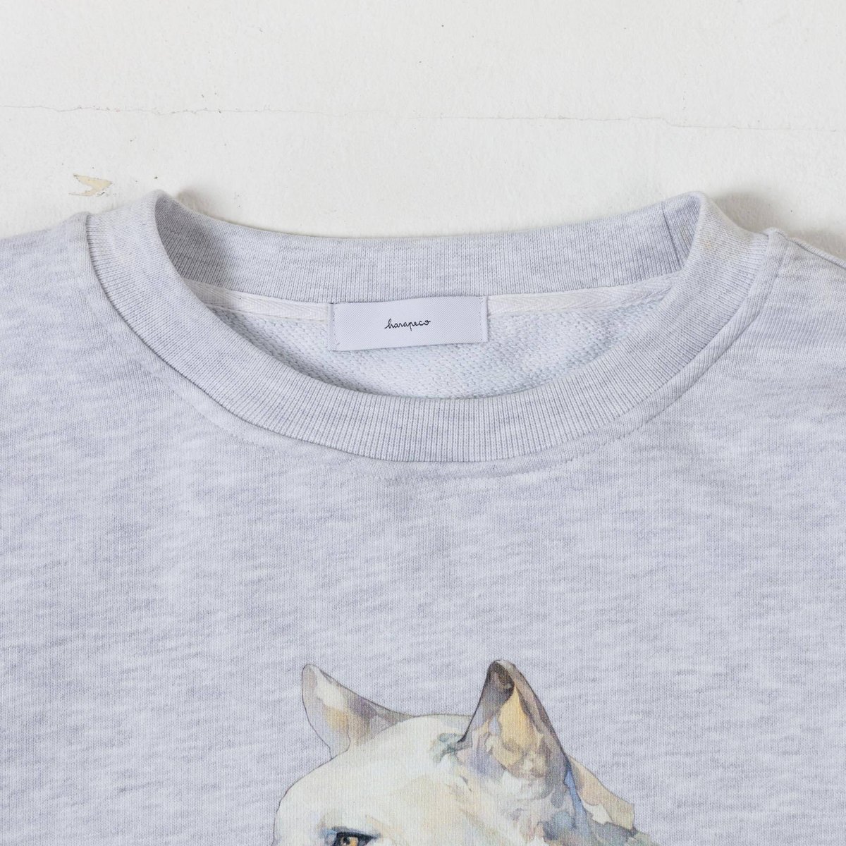 harapeco商店 Okami Sweat(nihiki)-ホワイト Okami Sweat(nihiki)-ホワイト | harapeco Store