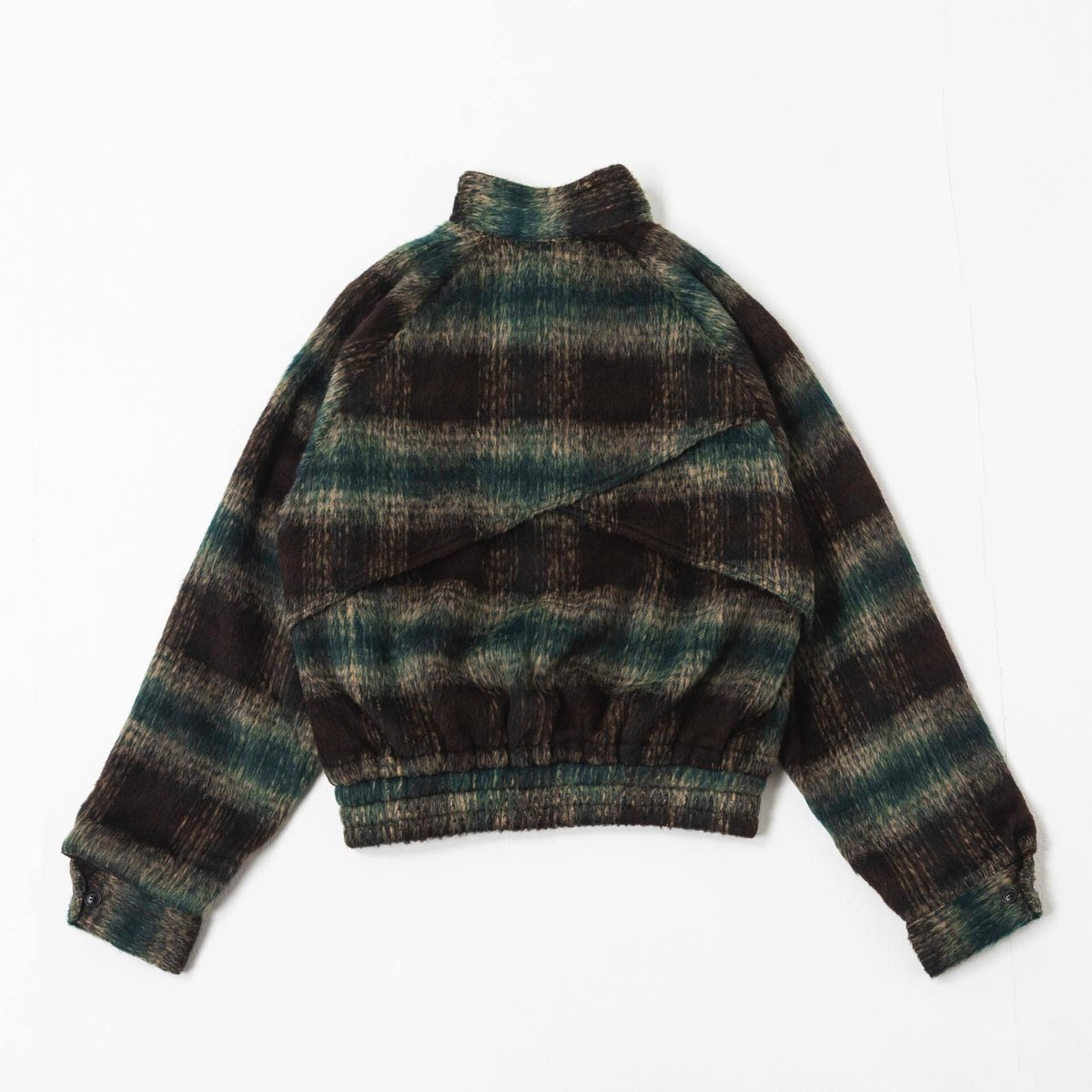 harapeco 商店 Checked Outer Jacket-ブルー harapeco 商店 Checked Outer Jacket-ブルー