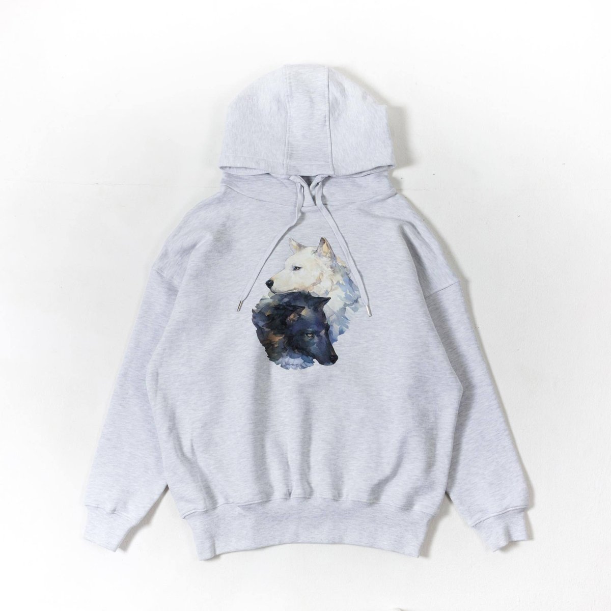 Okami Hoodie(nihiki)-ホワイト | harapeco Store