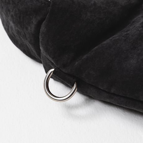 Suede Cloud ShoulderBag - ブラック
