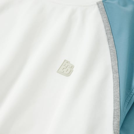 Shirred Flare Tops - ブルーグリーン