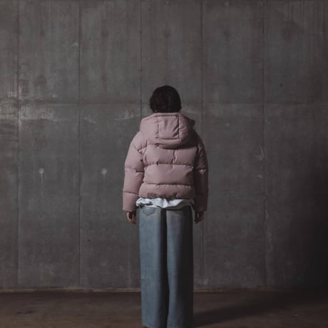 Down Jacket-ピンクベージュ