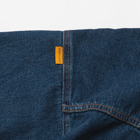 Balloon Arm Denim Jacket - ブルー