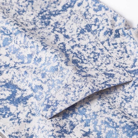 Jacquard Shirts Jacket-ブラック