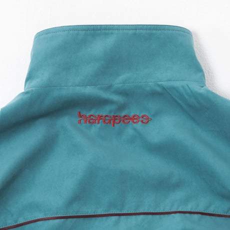 Color Suede blouson-Blue Green