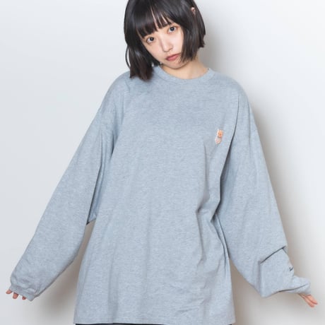 Neko Long Sleeve Tee  [MabushiiNeko]  - ホワイト