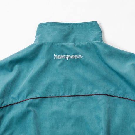 Color Suede blouson-23AW--ブルーグリーン×ボルドー