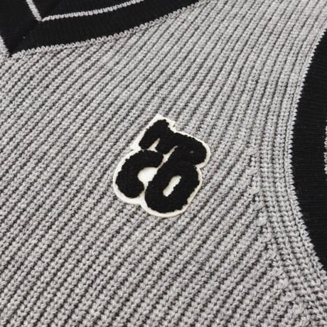 Knit Vest - グレー