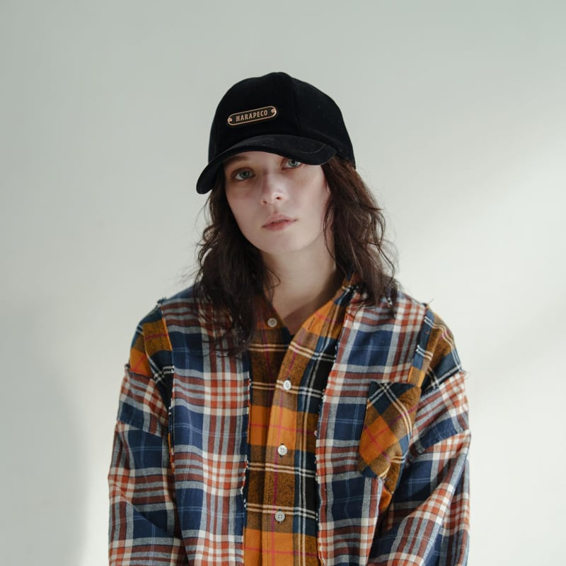 Smooth Velour Cap - ブラック | harapeco Store