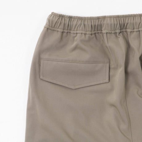 Layered Half Pants-Gray Beige