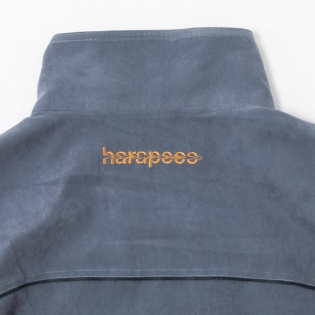 Color Suede blouson-Vintage Blue
