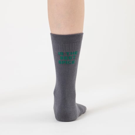HARAPECO SMILE SOCKS - チャコールグレー