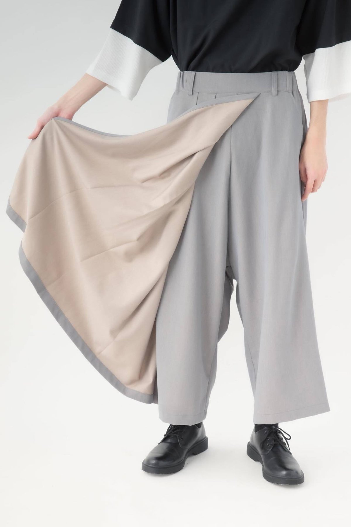 はらぺこ商店　レイヤードパンツ【harapeco】 はらぺこ商店 セットアップ - メルカリ