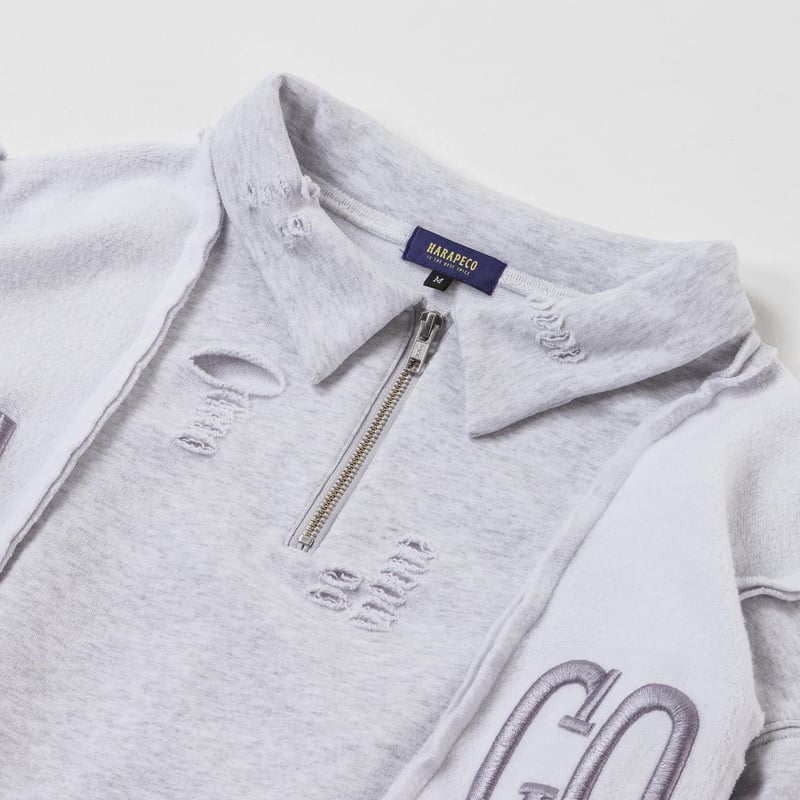 Rebuild HalfZip Sweat - ホワイト | harapeco Store