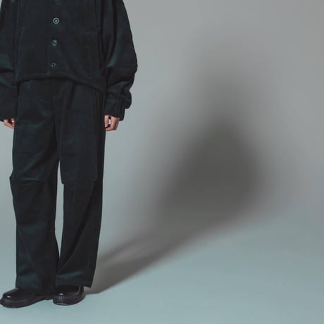 [e]Corduroy Jacket-グリーン