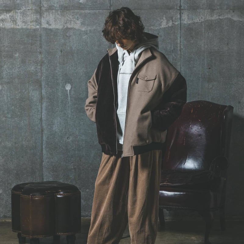 Corduroy Easy-Pants-ベージュ | harapeco Store