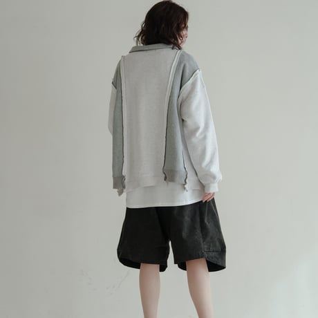 Rebuild HalfZip Sweat - グレー